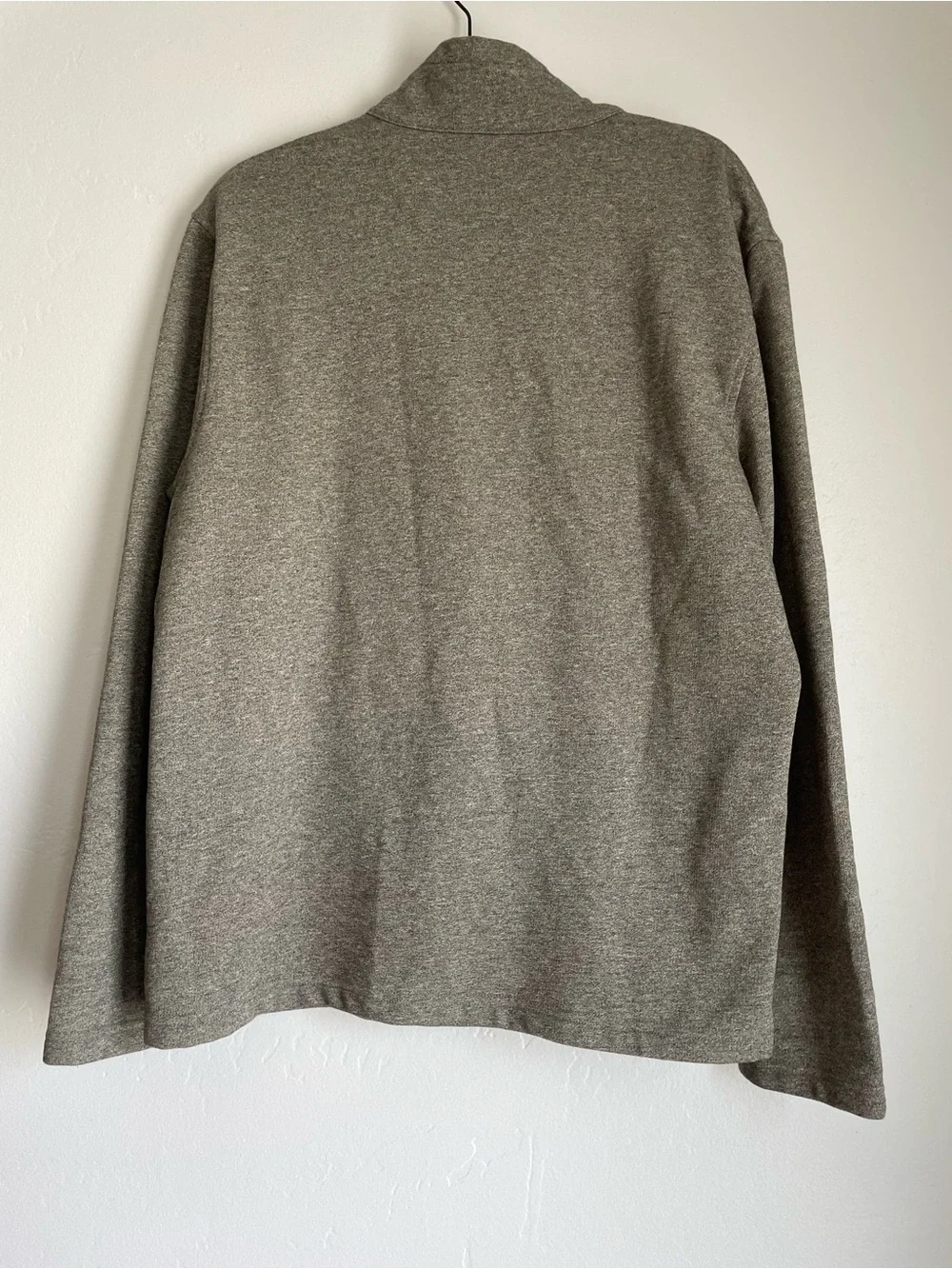 UNTUCKit Men's Parkson Quarter-Snap Pullover, Gray, Large